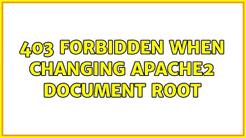 Ubuntu: 403 Forbidden when changing Apache2 document root