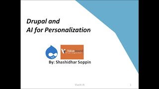 Artificial Intelligence and Drupal | Tech talk series by Valuebound