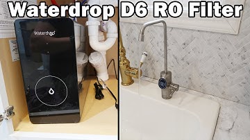 Waterdrop D6 Reverse Osmosis Water Filter Install and First Use
