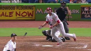 PHI@MIA: Ruf leads off the 7th inning with a big fly