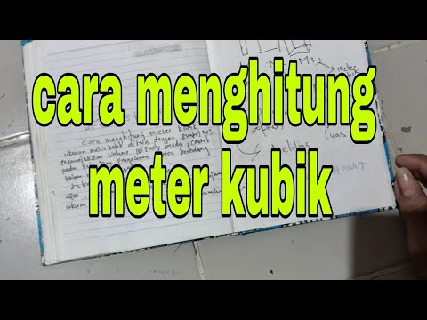 Video: Bagaimana cara mengalikan meter kubik?