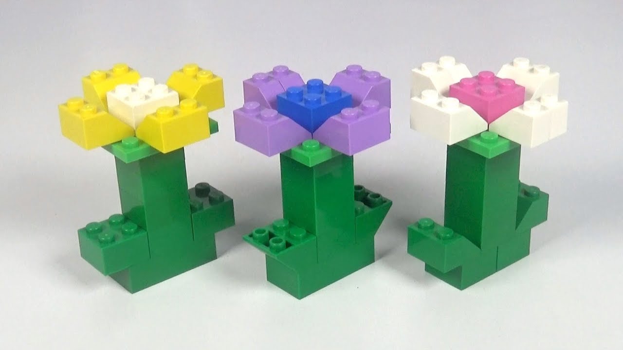 Lego Flowers (001) Building Instructions - LEGO Classic How To ...