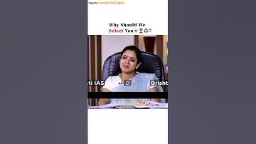 Wait for his Answer 😳👨‍✈️♻️ Why Should We Select You ? | Upsc Interview