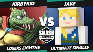 SWT NA Southeast Online Qualifier Match - KirbyKid (K Rool) Vs. Jake (Steve, Mario) SSBU Ultimate