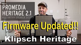 Firmware Updated !! Heritage Klpish ProMedia 2.1