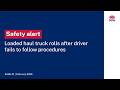 Safety Alert SA26-01 Loaded haul truck rolls after driver fails to follow procedures