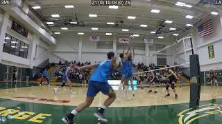 UCLA at GEORGE MASON | Men's Volleyball | Bench POV