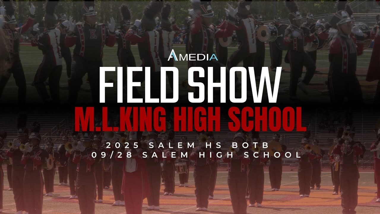 MLK HS Field Show | 2025 Salem High School Battle Of The Bands | 4K ...