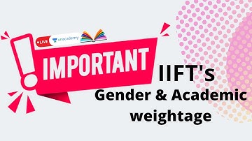 IIFT intoduces Gender and Academic weightage | Parikshit Saikia | Unacademy CATalyst