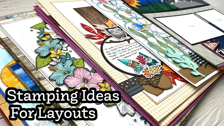 Ideas for Using Stamps on Scrapbook Layouts | 32 P...