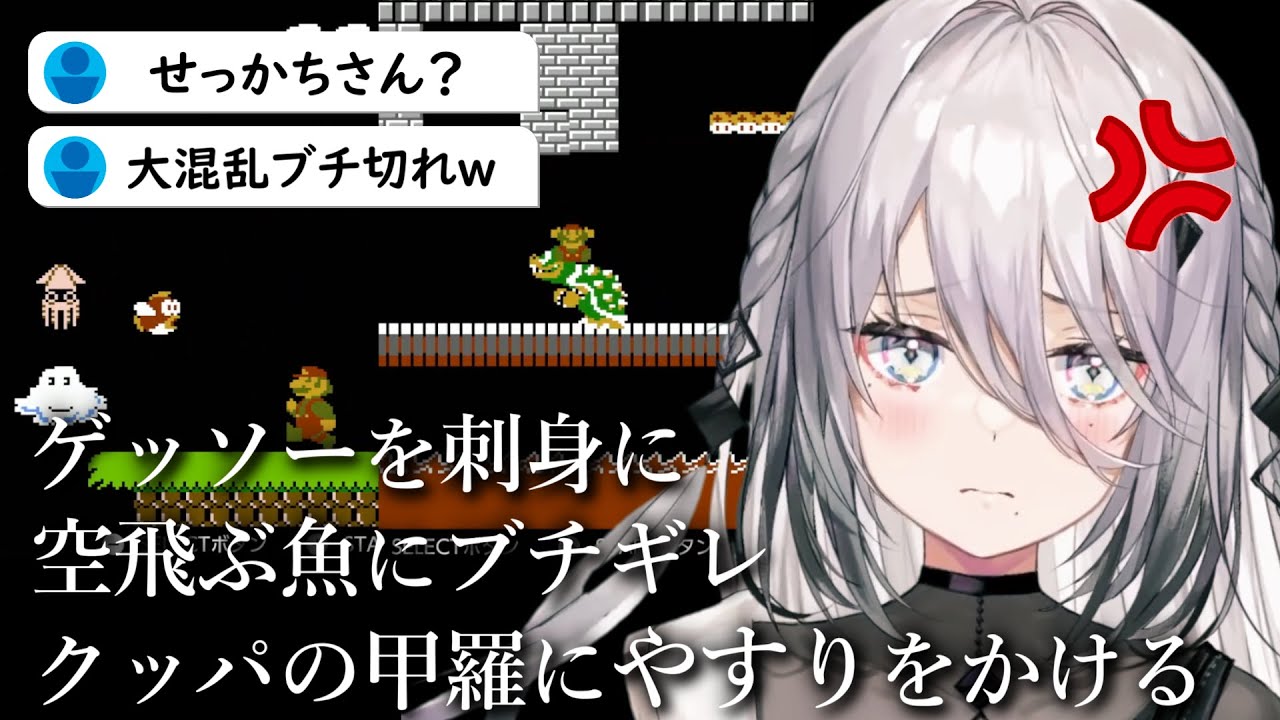 初めてのスーパーマリオ２で大混乱なソフィア・ヴァレンタイン【にじさんじ/切り抜き】