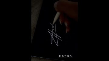 Signature Style “Harsh”🖊️♥️Comment your name!
