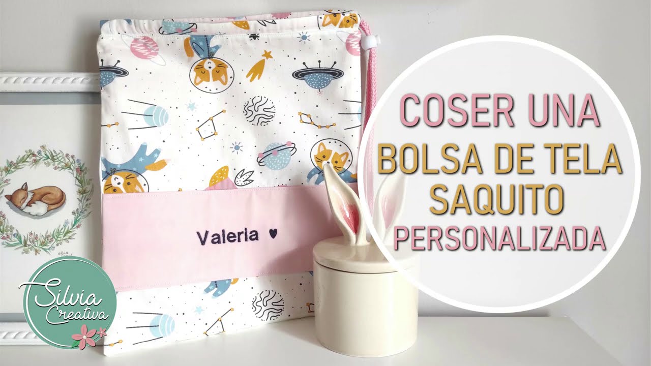 Coser una bolsa tela saquito - con el - YouTube