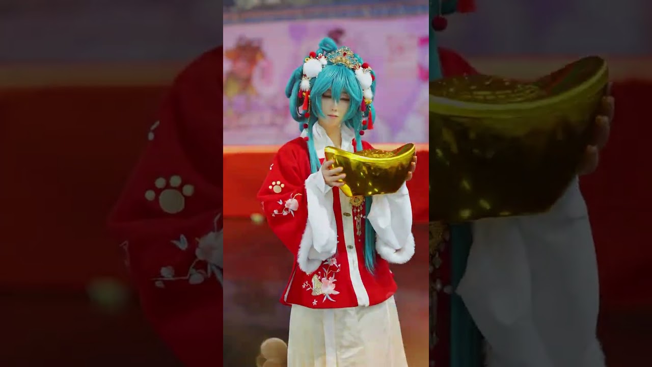 Chúc mừng năm mới vạn sự như ý #cosplay #cosplayer #anime #miku #hatsunemiku #shorts
