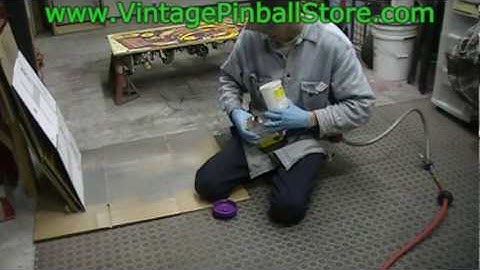How to Clear Coat a Pinball Playfield - Part 3 (PinDude Pinball Project)