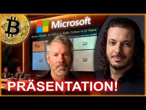 Deshalb MUSS Microsoft BITCOIN kaufen?! 🤯 Saylors Präsentation überzeugt!🔥