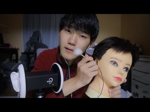 【ASMR】マネキン vs 3Dio 耳かき聞き比べ！【SUB】Ear Cleaning Comparison / Mannequin vs 3Dio