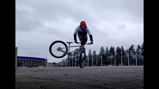 My way to Footjam tailwhip; bike progression