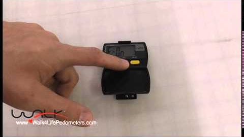 how to reset pedometer step count filter