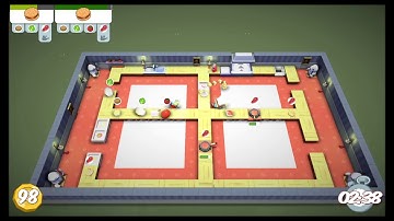 [Overcooked: Level 4-3] 2-Player OUTDATED World Record Score: 330
