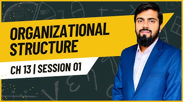 Ch 13 Organizational Structure S01 | A2 Business | Sir Afzal Shad