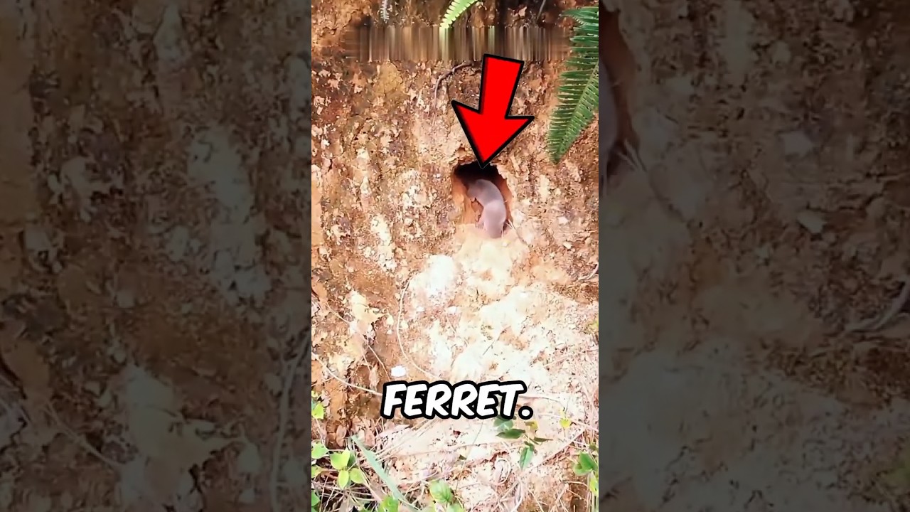 She Found a Baby Ferret in a Hole Now They're Inseparable! 😰