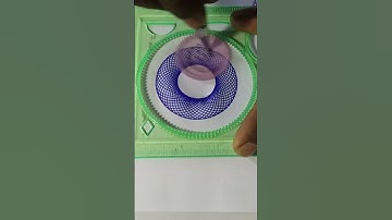 how many rotations did the pen make in total? #spirograph #satisfying #Shorts