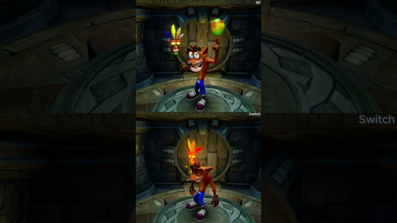 Crash Bandicoot 2 N Sane Trilogy switch vs 4k