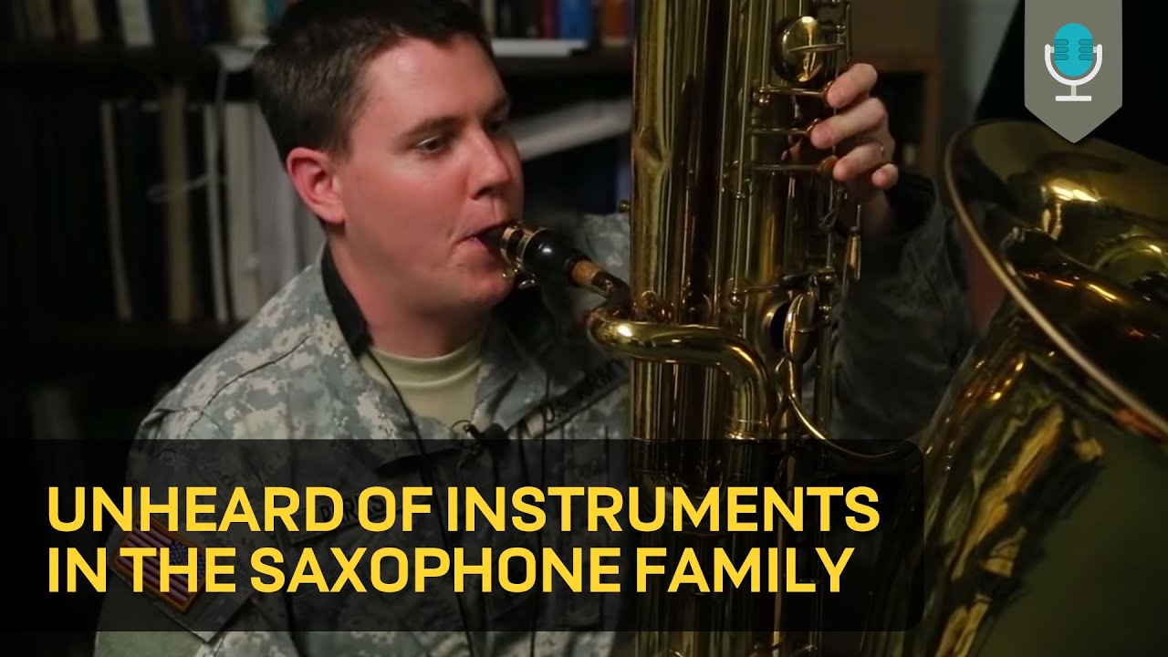 What are the different types of saxophones?