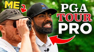 I Caddied For Sahith Theegala | Side Gig with Dan Rapaport