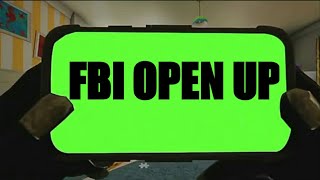 FBI Open UP MEME Green Screen #greenscreen #meme