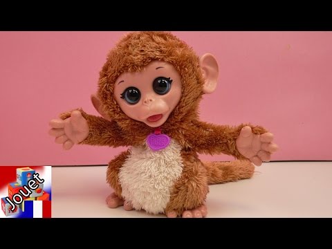 Peluche Furreal Zandi le bébé singe va chez le médecin - Peluche