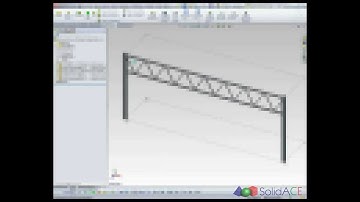 SolidWorks Truss modeling using original features of BuiltWorks