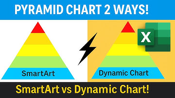 Make Awesome Pyramid Charts in Excel Fast! 2 Easy Options