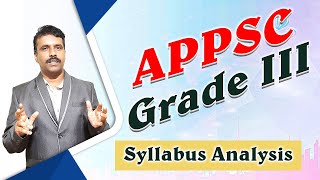 Famous APPSC Grade III Syllabus Analysis Wealth