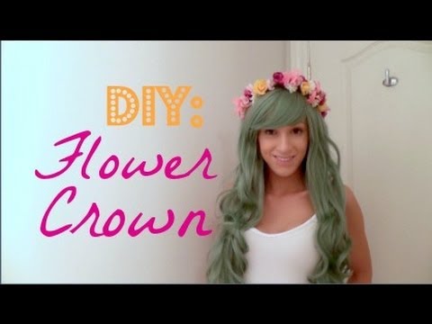 DIY: Flower Crown ♡ - YouTube