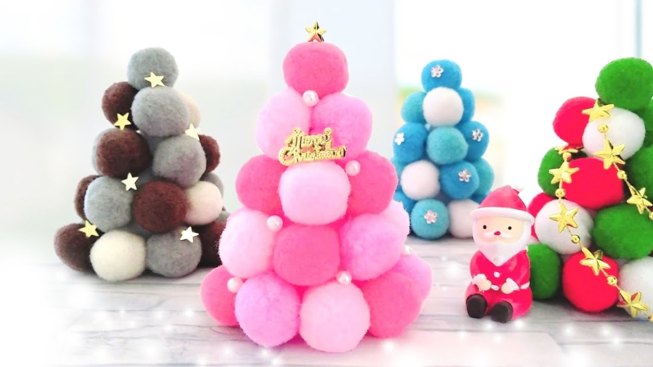 カラフルポンポンのミニクリスマスツリー 楽天市場】クリスマス 木のお絵かきオーナメント作り ツリー型