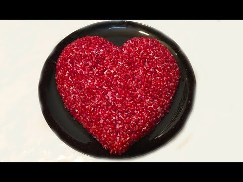 Салат "С Любовью"  / Салат "Гранатовое Сердце" / Pomegranate Heart Salad / Пошаговый Рецепт