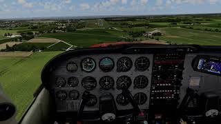 Prepar3D V5 A2A Cessna 182 Skylane ILS Landing