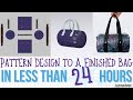 Seamrippin pattern design to a finished bag in less than 24 hours