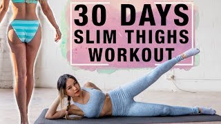 10 Mins Thigh Workout to Get LEAN LEGS IN 30 DAYS | NOT BULKY THIGHS