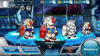 LINE: Gundam Wars Gameplay - Android screenshot 1