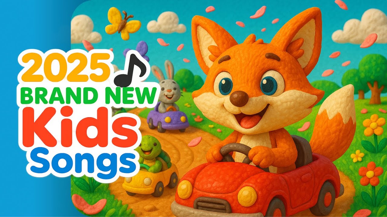 [Лучшие английские детские песни] Riding a car Vroom Vroom!