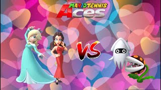 Mario Tennis Aces: Galactic Beauties vs. Random Leftovers