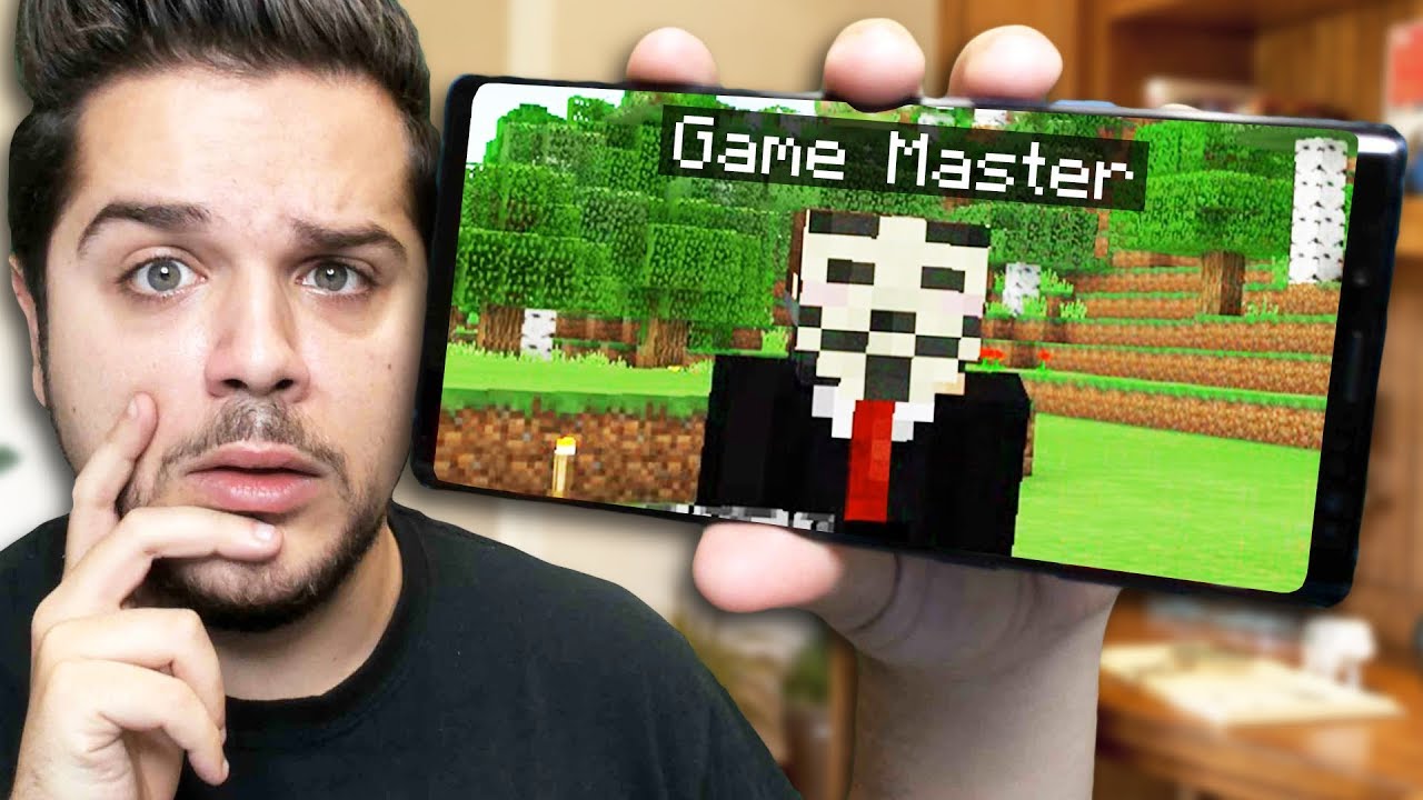 Found Game Master In Minecraft Pe Top Secret World Hack Youtube