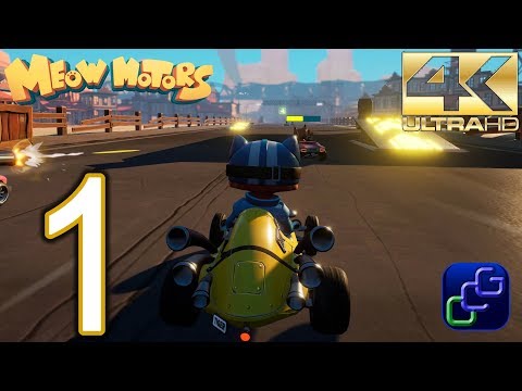 Meow Motors PC 4K Walkthrough- Gameplay Part 1 - Wild West (All Stars Medium)