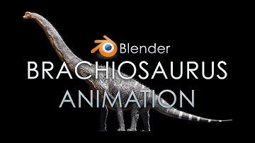 Brachiosaurus - Walkcycle & Dynamics Test
