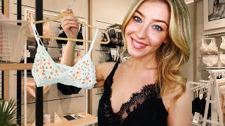 ASMR LOVELY LINGERIE STORE ROLEPLAY 💕 Spring Consultation With Tingly Fabric Sounds screenshot 4