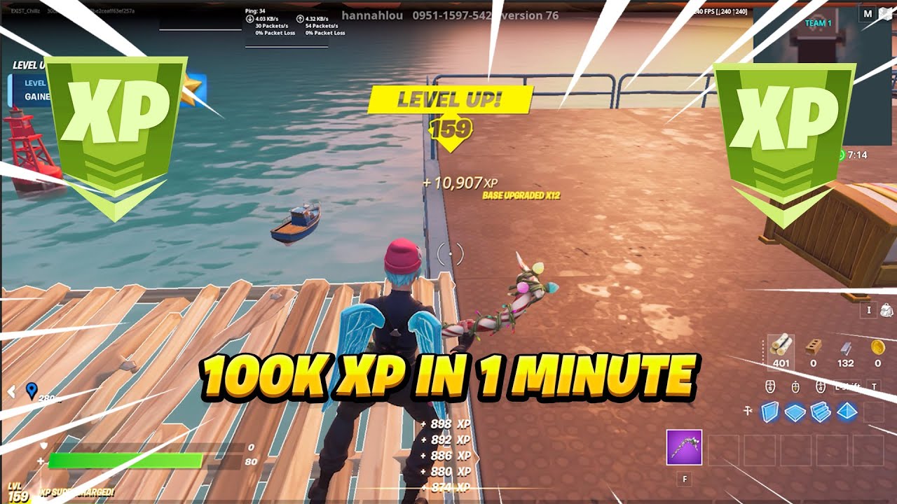 New Fortnite unlimited XP glitch Map (100k XP IN 1 MINUTE) *Try it