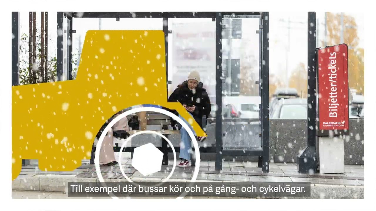 Vinterväghållning i Falun